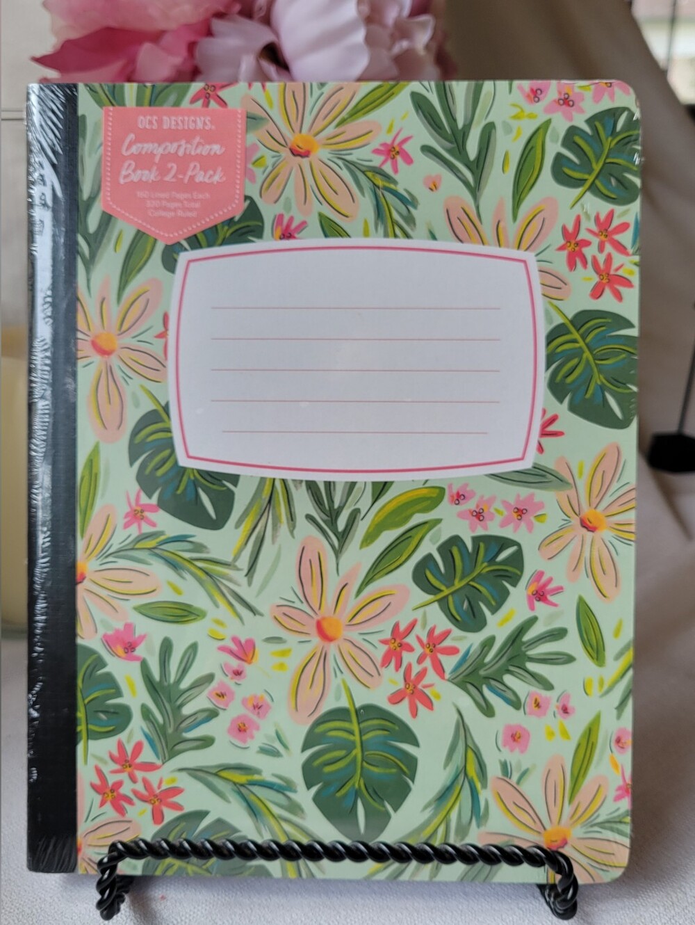 Floral Composition Notebook Set of 2